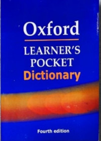 Image of OXFORD learner's pocket dictionary